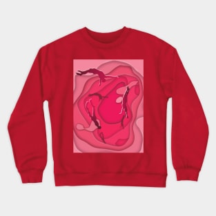 Pink water Crewneck Sweatshirt